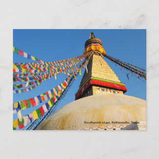 Boudhanath stupa vykort