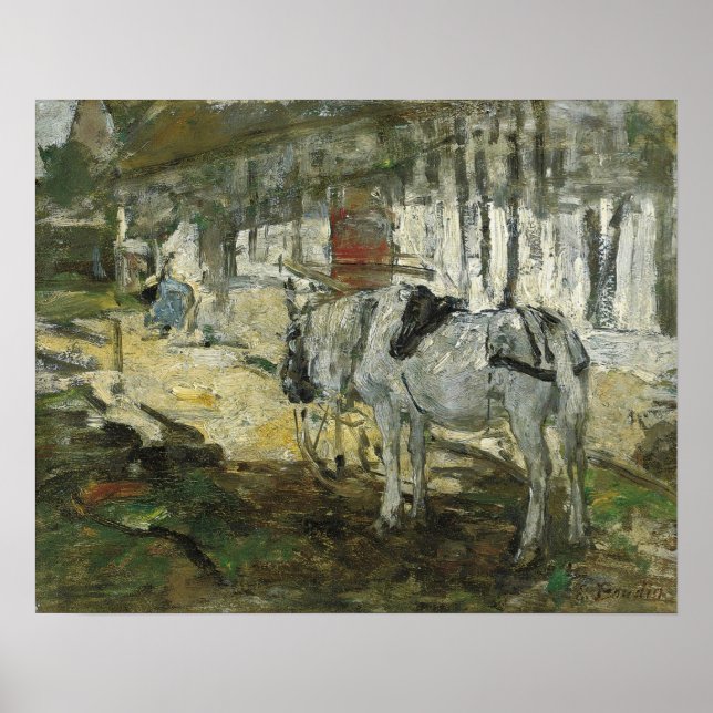 Boudin - Breton Horse Poster (Framsidan)