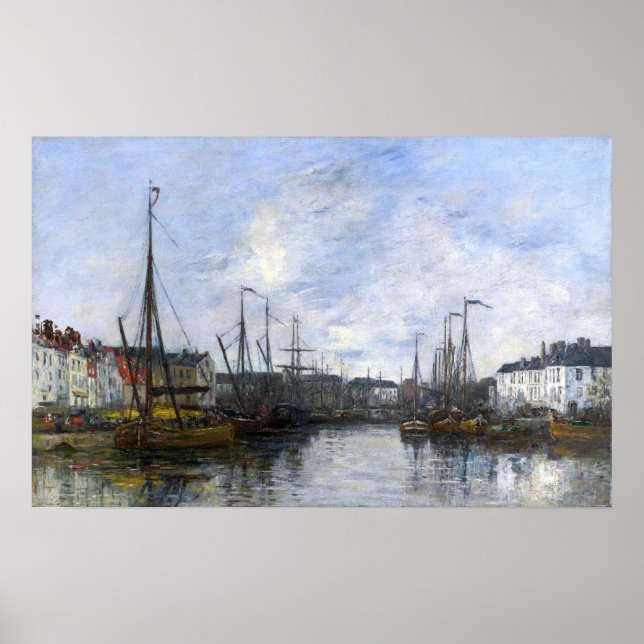 Boudin - Bryssel hamn Poster (Framsidan)