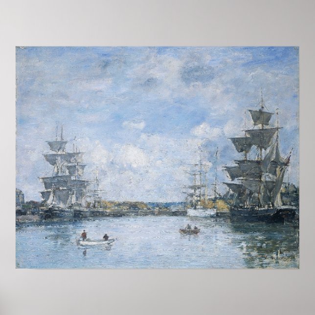 Boudin - Deauville 1893 Poster (Framsidan)