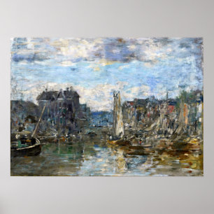 Boudin - Rotterdam Bridge 1876 Poster