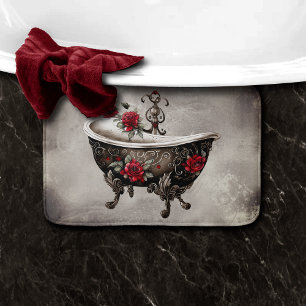 Boudoir   Bathtub Old Antique Guld Footed Bath Tub Badrumsmatta