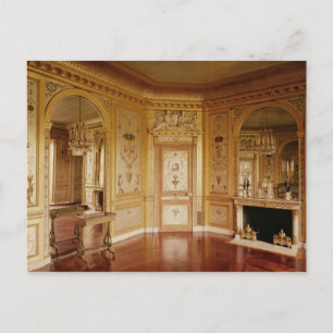 Boudoir Marie-Antoinette dekorerad 1785 Vykort