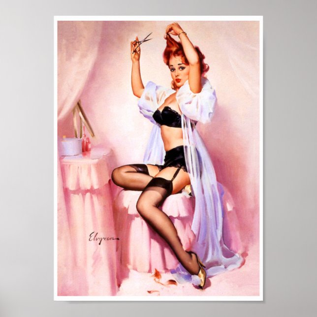 Boudoir Pin Up Poster (Framsidan)