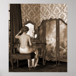 Boudoir Reflection Poster