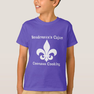 Boudreauxs T-tröja för Cajun Coonass matlagning T-shirt