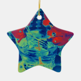 bougainville-bild julgransprydnad keramik