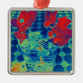 bougainville-bild julgransprydnad metall