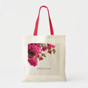 Bougainvillea Blommigt Mediterranean Greece Island Tygkasse