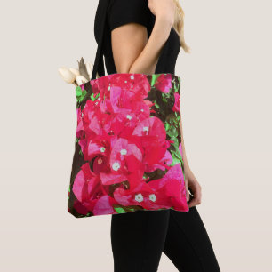 Bougainvillea Cascade Tote Tygkasse