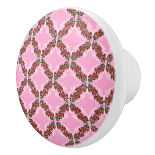 Bougainvillea Ceramic Knob Knopp (Höger)