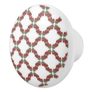 Bougainvillea Ceramic Knob Knopp