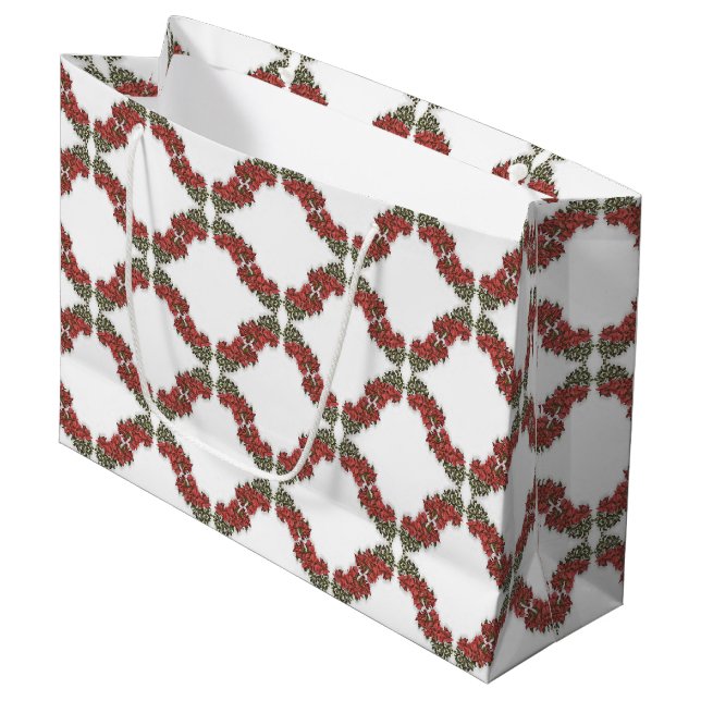 Bougainvillea Large Gift Bag (Framsidan Vinklad)