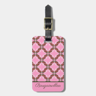 Bougainvillea Luggage Tag Bagagebricka