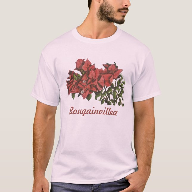 Bougainvillea Manar apparToppar T Shirt (Framsida)