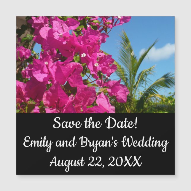 Bougainvillea och den tropiska naturområdet Handfl (Framsida)