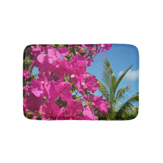 Bougainvillea och den tropiska naturområdet Handfl Badrumsmatta (Framsidan)