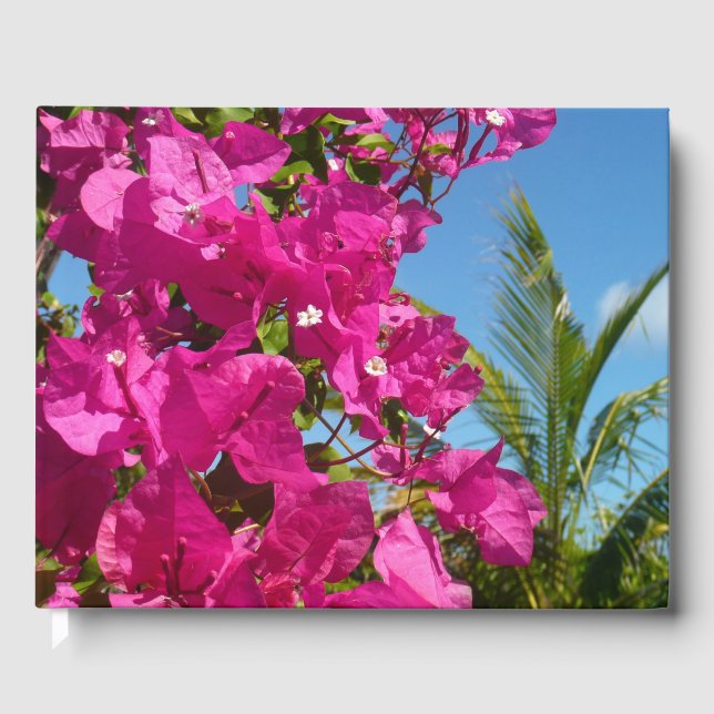Bougainvillea och den tropiska naturområdet Handfl Gästböcker (Framsida)