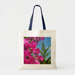 Bougainvillea och den tropiska naturområdet Handfl Tygkasse