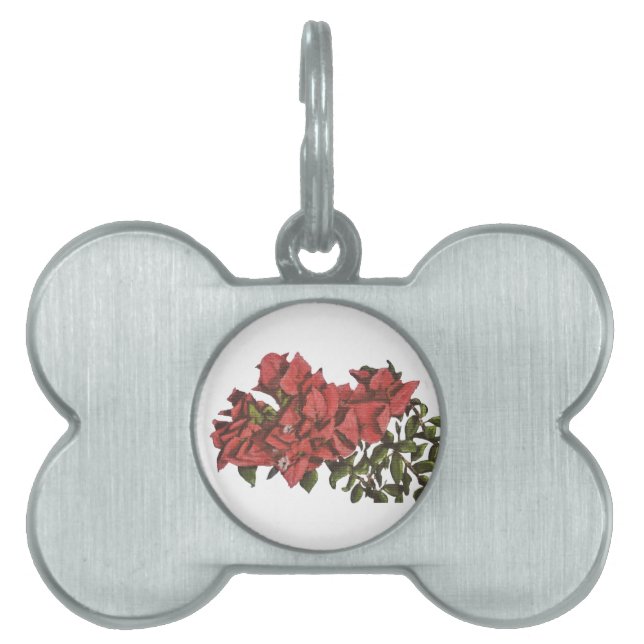 Bougainvillea Pet Tag ID-bricka Husdjur (Framsidan)