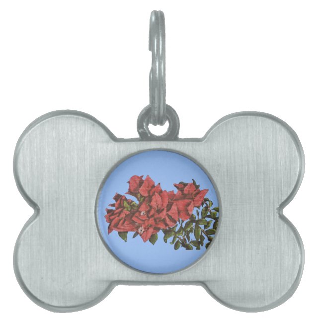 Bougainvillea Pet Tag ID-bricka Husdjur (Framsidan)