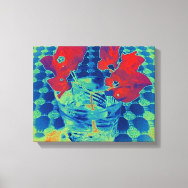 BOUGAINVILLEA WRAPPED CANVAS (Framsida)