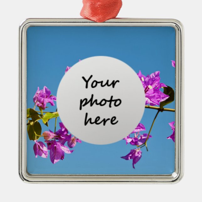 Bougainvilleablommor Julgransprydnad Metall (Framsidan)