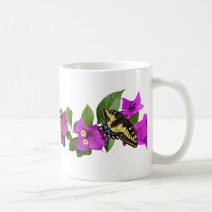 Bougainvilleafjärilsmugg Kaffemugg