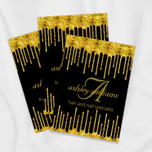 Bougee guld glitter salon