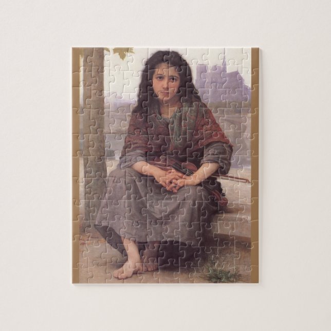 BOUGEREAU BOHEMIAN GIRL JIGSAW PUZZLE PUSSEL (Vertikal)