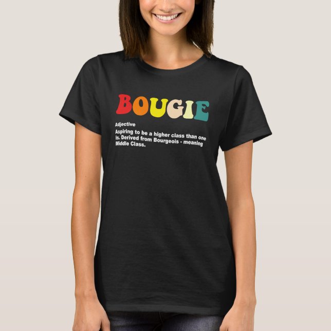 Bougie Definition Apparel T Shirt (Framsida)