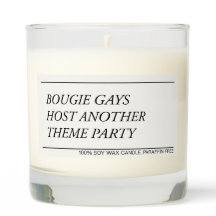 Bougie Gays Theme Party funny candle hosting gift