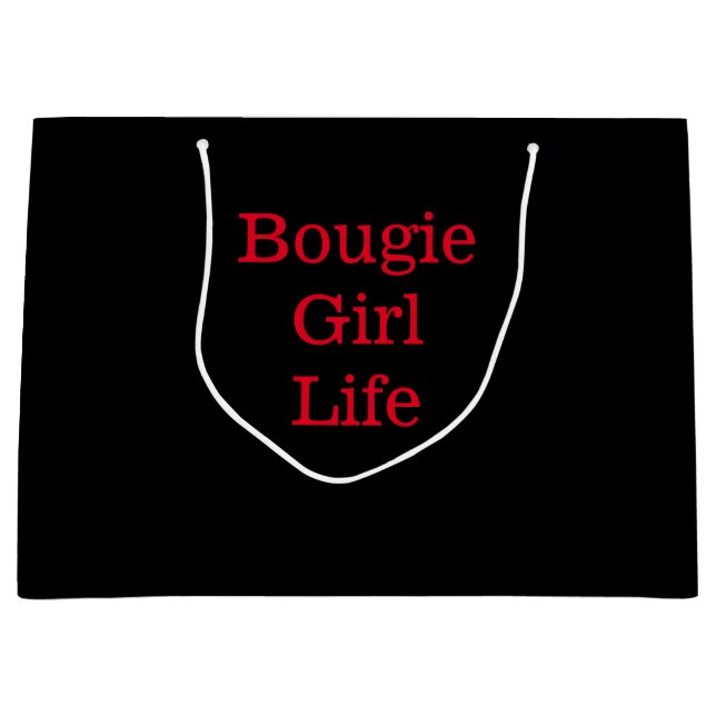 Bougie Girl Life Gift Bag (Framsidan)