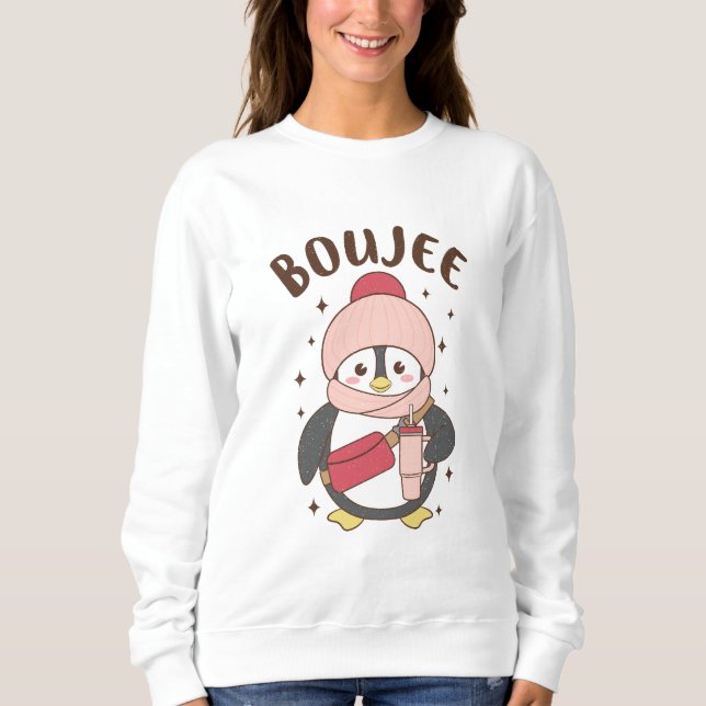 Bougie Julafton Penguin T Shirt (Framsida)