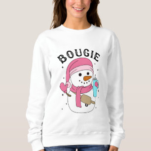 Bougie Julafton Snögubbe T Shirt