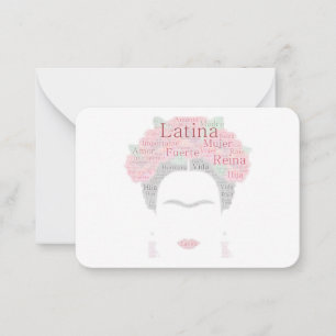 Bougie_Latina Note Frida Note Card Anteckningskort