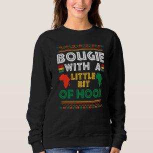 Bougie med lite Hood Roligt Svart Tjej Magi M T Shirt