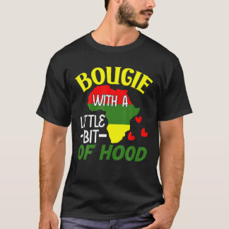 Bougie med lite Huva svart historik Mon T Shirt