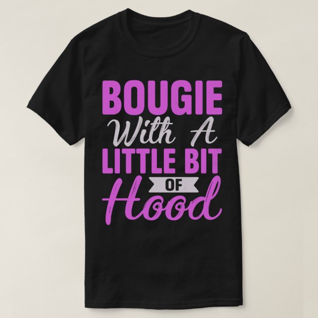 Bougie med lite Huva T Shirt (Design framsida)