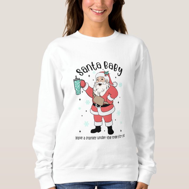 Bougie Santa Julafton T Shirt (Framsida)