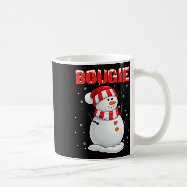 Bougie Snögubbe jul Boujee Julafton jul jul Kaffemugg (Höger)