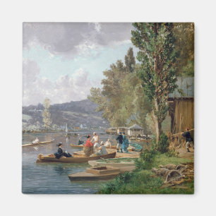 Bougival 1873 magnet