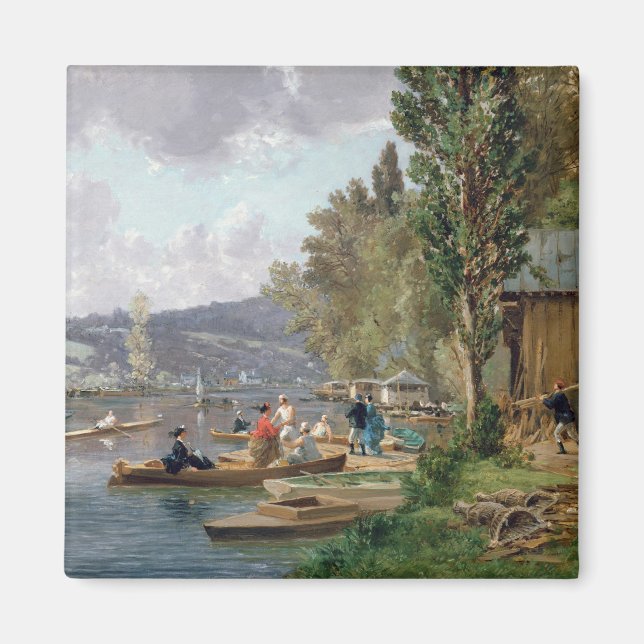 Bougival, 1873 magnet (Framsidan)