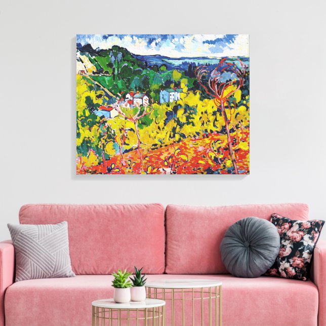 Bougival | Maurice de Vlaminck | Canvastryck (Insitu (Vardagsrum))