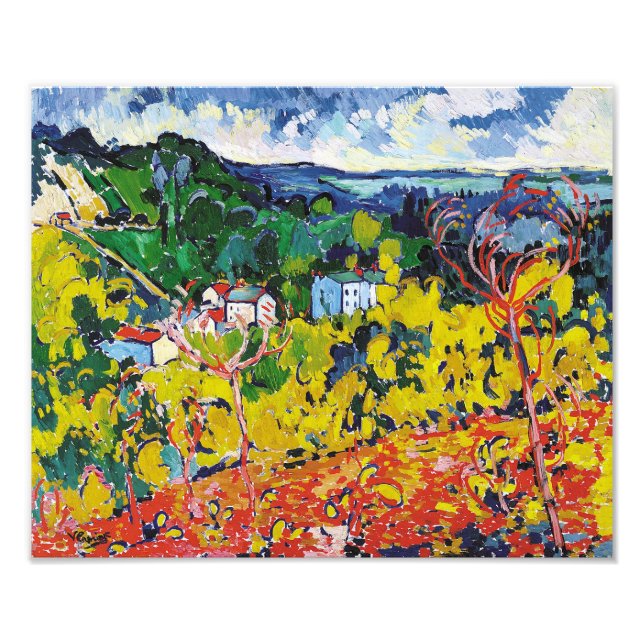 Bougival | Maurice de Vlaminck | Fototryck (Framsidan)