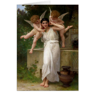 Bouguereau 1893 Youth Hälsningskort