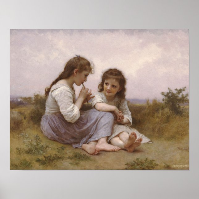 Bouguereau-A Childancy Idyll 1900 Poster (Framsidan)