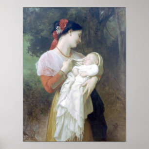 Bouguereau - Amiration Maternelle Poster