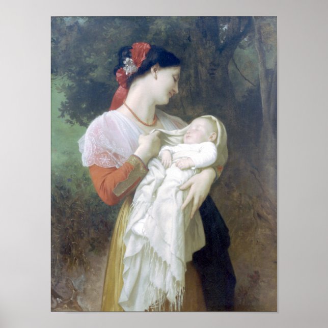 Bouguereau - Amiration Maternelle Poster (Framsidan)