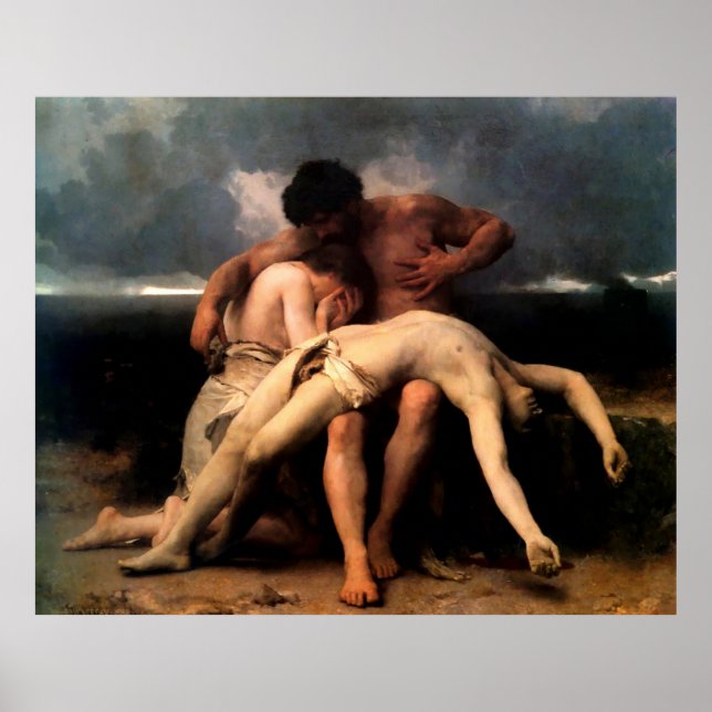 Bouguereau är den första befruktningen (Premier De Poster (Framsidan)